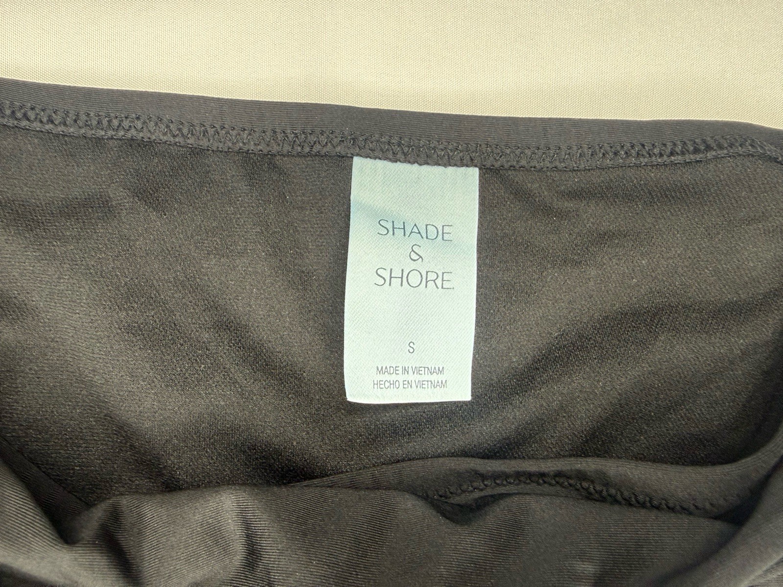 Shade & Shore Women’s Black Solid Bikini Panties, Size S (4-6)