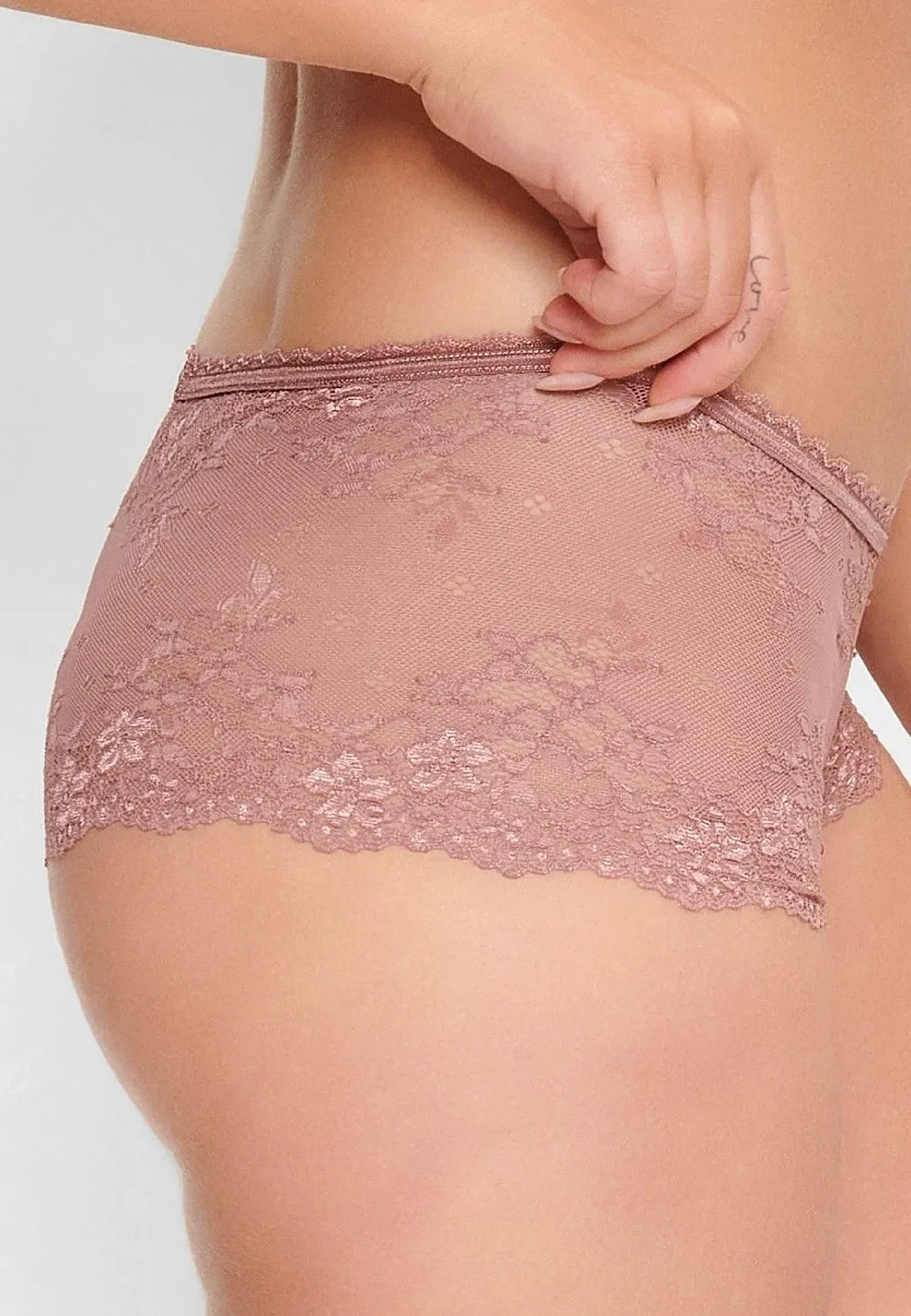 Lingadore Daily 1400sh Burlwood Hipster Brief XL Lace RRP £19.99