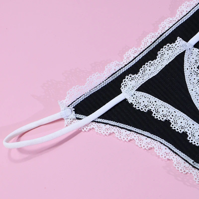 5 Pack Lot Sexy Womens Thongs Panties Underwear Lace Ladies Lingeries Bikinis
