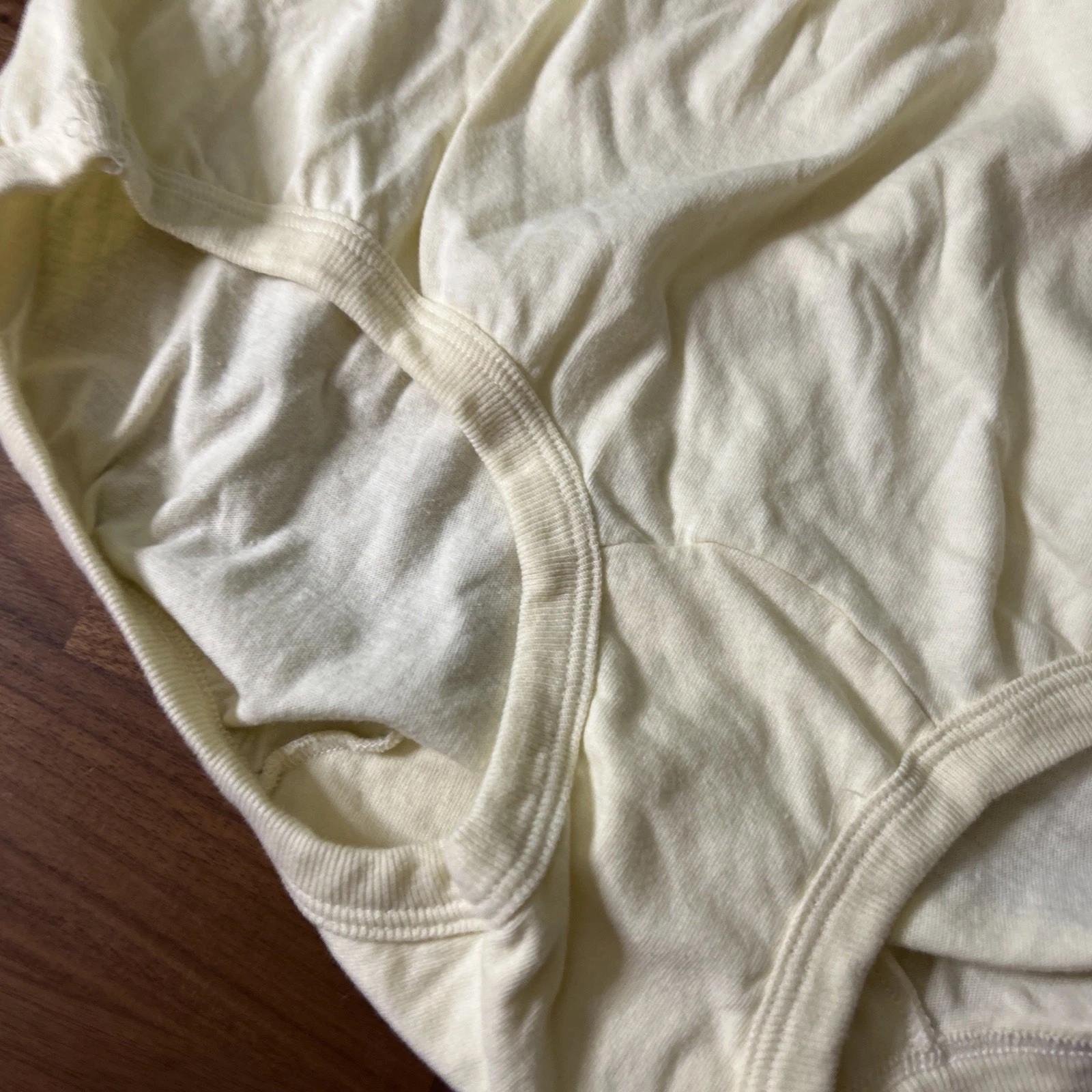 Vtg Dixie Belle Velrose Briefs 100% Cotton Size 7 Style 411 Ivory Panties
