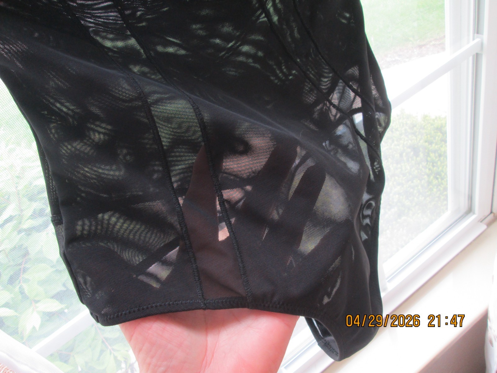 Sofia shapewear Sofia Vergara Womens hi Waist Power Mesh Shaping Thong panty XL