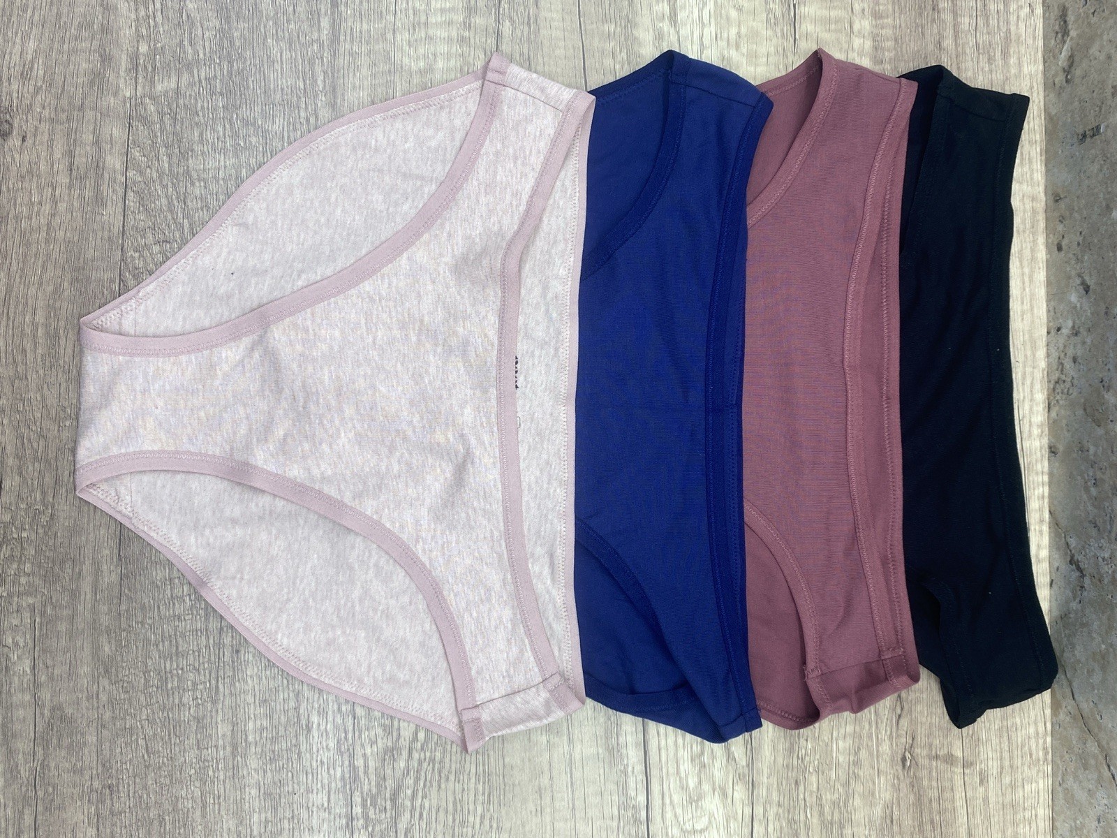 Pact Organic Cotton Boyshorts Briefs 4 Pack Women’s Size M Color Mix