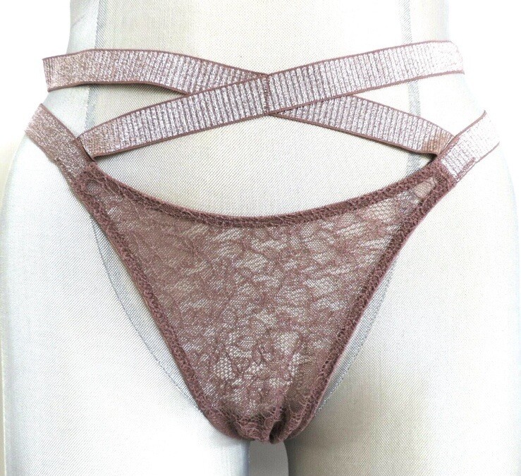 Victoria’s Secret Very Sexy Metallic Strappy Core Brazilian