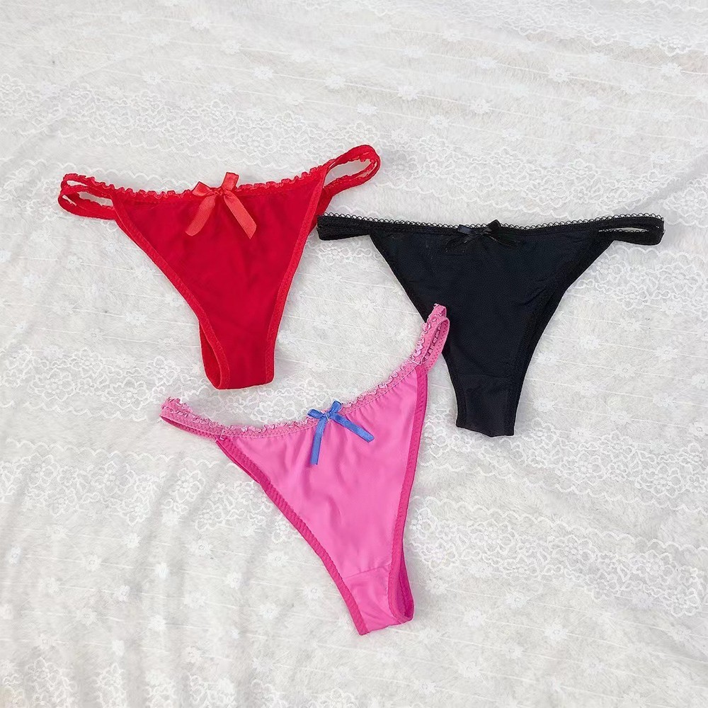 Women Sexy Sheer Lace G-string Briefs Panties Thongs for lingerie Underwear
