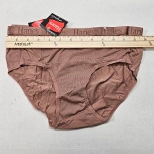 Hanes Women’s Brief Underwear 2 Piece Brown Size S/P Hipster / High Cut Bikini