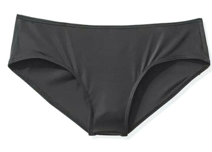 Victorias Secret Black Blush Love Mesh Heart Back Bikini Panty Size S-L Silky