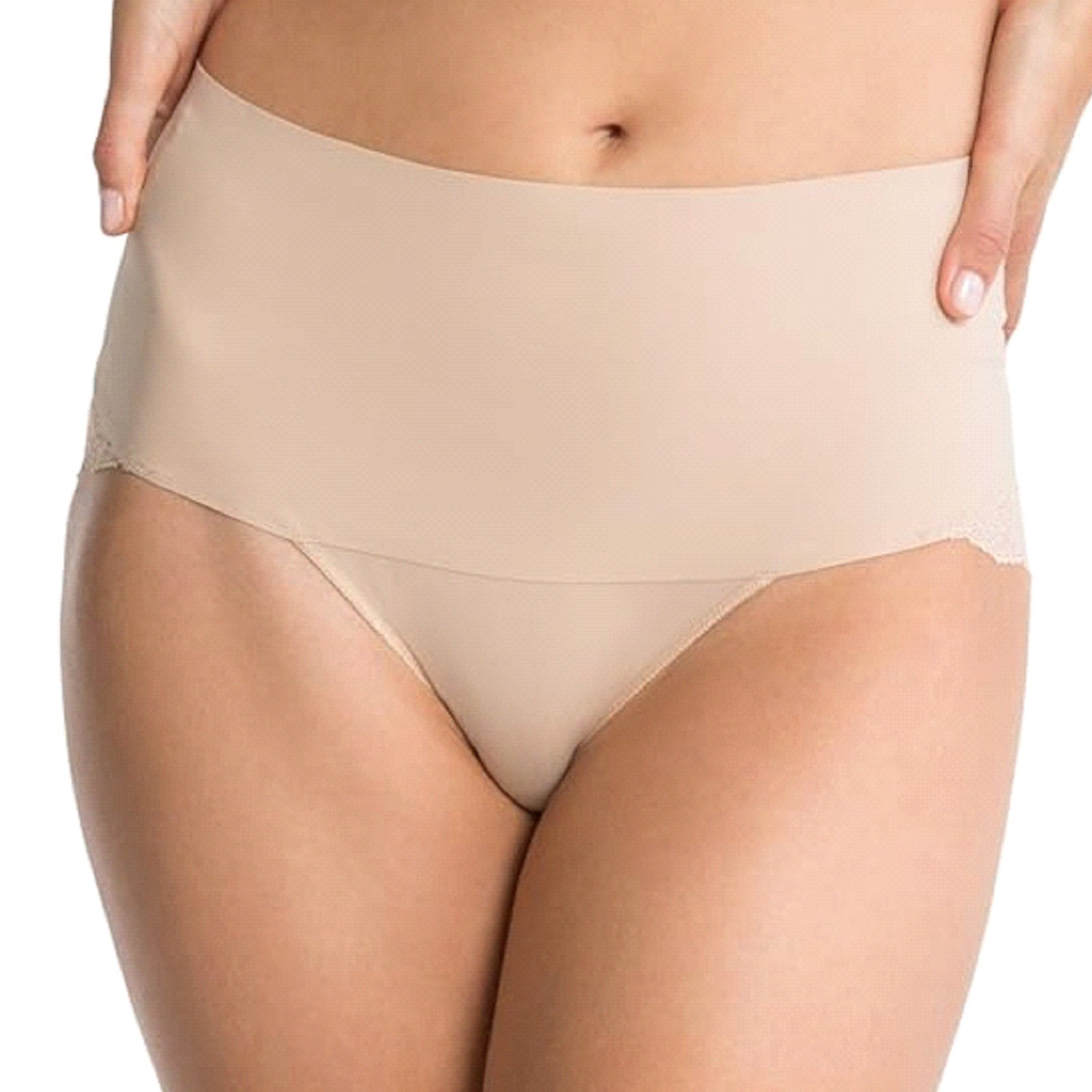 SPANX Undie-tectable Lace Cheeky Brief Soft Nude Size XL NWT