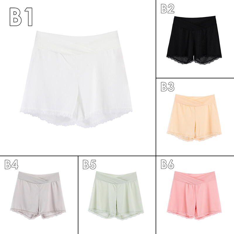 Pregnant Maternity Briefs Adjustable High Waist Loose Safety Shorts Underwear