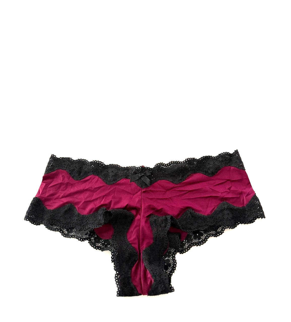 Victoria’s Secret Very Sexy Lace-Trim Cheeky Panty Sangria Red