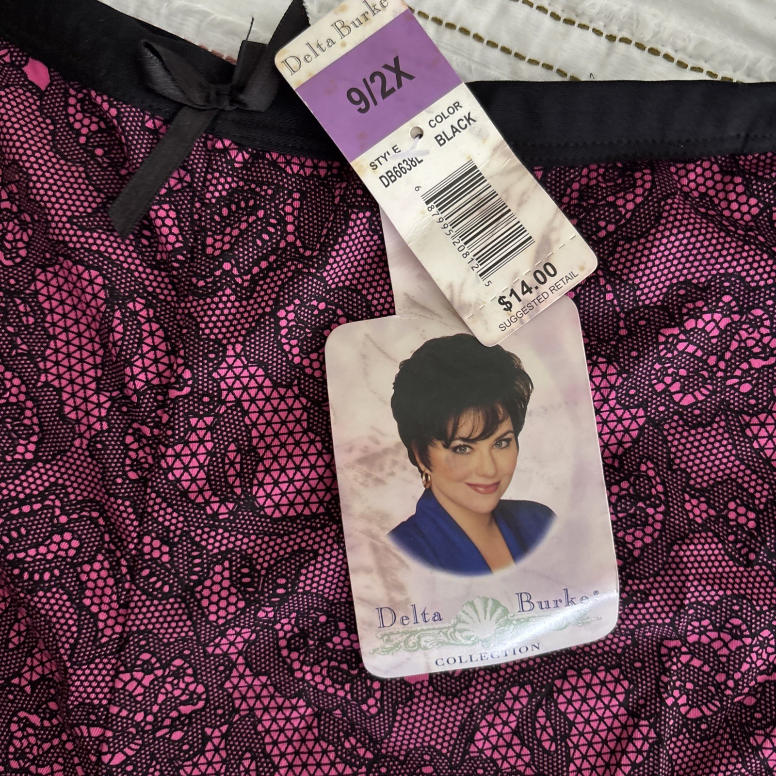 VTG Delta Burke Size 9 2X Polyester spandex Panties NWT