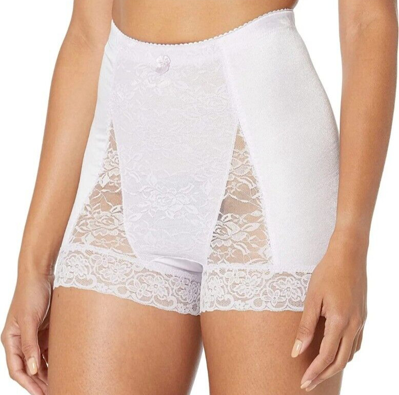 Rhonda Shear 5-pack Classic Pin-Up Panty with Lace Detail Sienna/Pink Sz L New