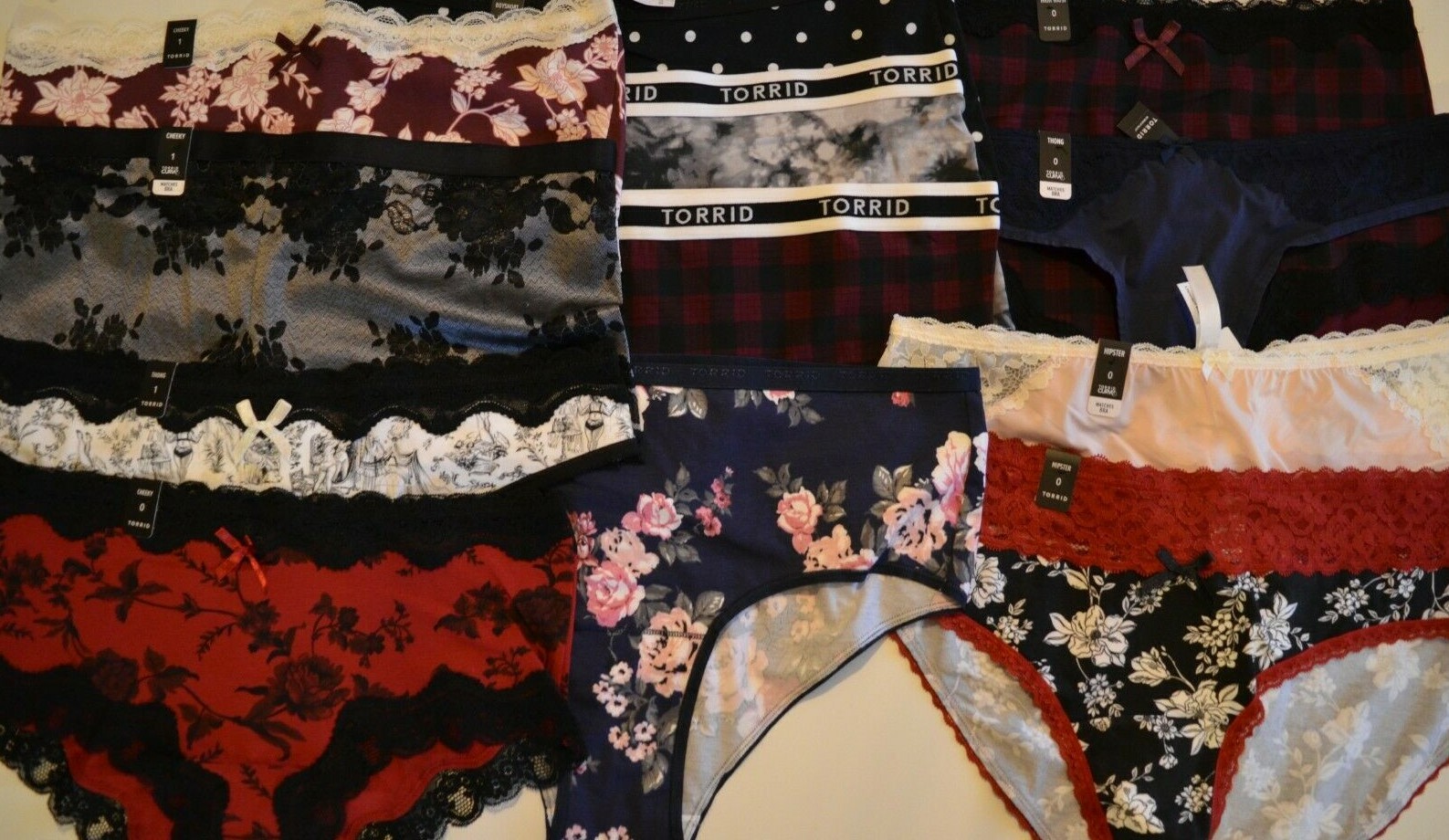 (2-PACK) Women’s Torrid Panties Underwear NWT Sz. 00 – 6 PICK YOUR STYLE & SIZE