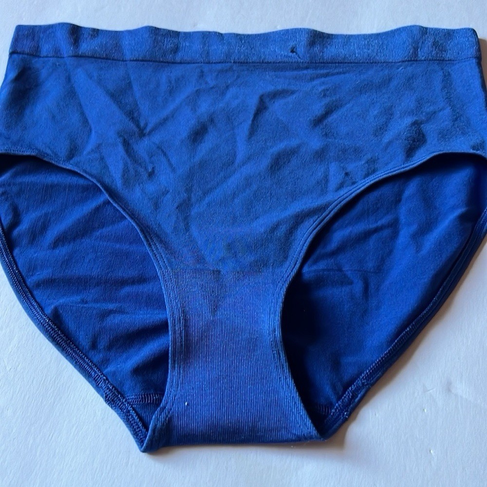 WACOAL 838175 B.SMOOTH SEAMLESS BRIEF PANTY BLUE SIZE XL NWOT