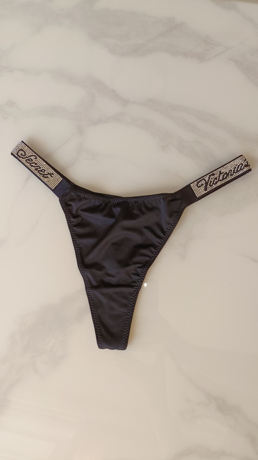 Shine thong/Knickers/💓 🤍 ❤️ 🖤/1pc/М,L,XL.panties with rhinestones