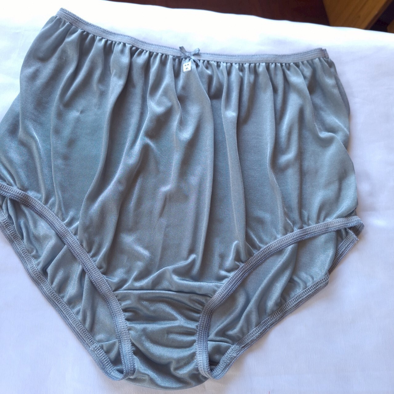 5 Large Underwear Soft Silky Nylon Smooth Briefs Woman Man High Waist 42″-50″