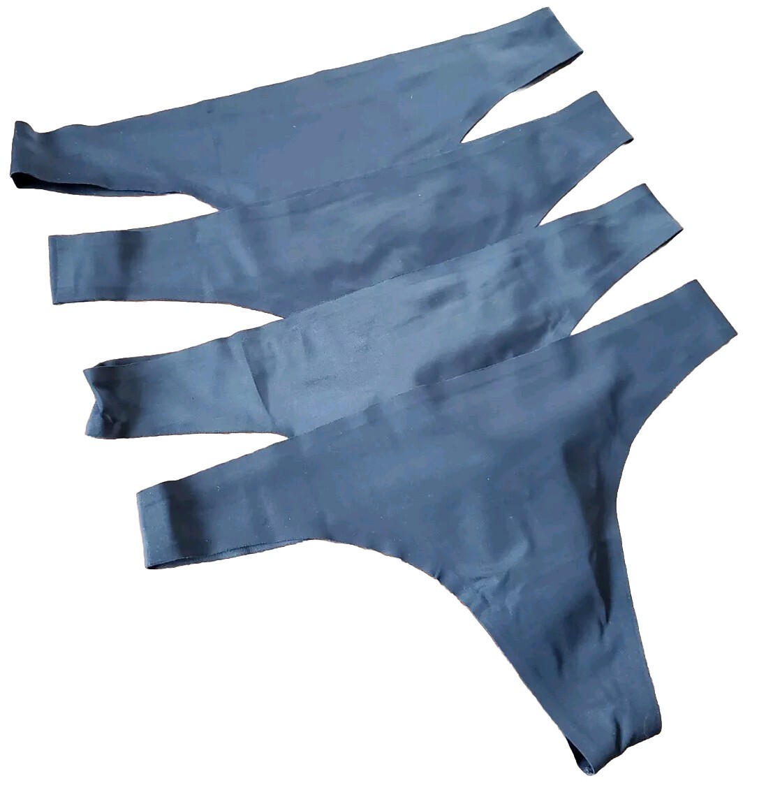 Amazon Essentials Women’s Thong Underwear Size MEDIUM Black 4 Pack