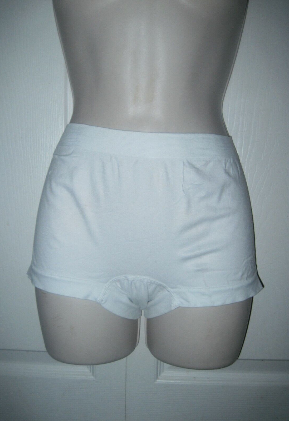 Women’s Brief Style Panties White Comfortable Lightweight Stretch Fabric Medium