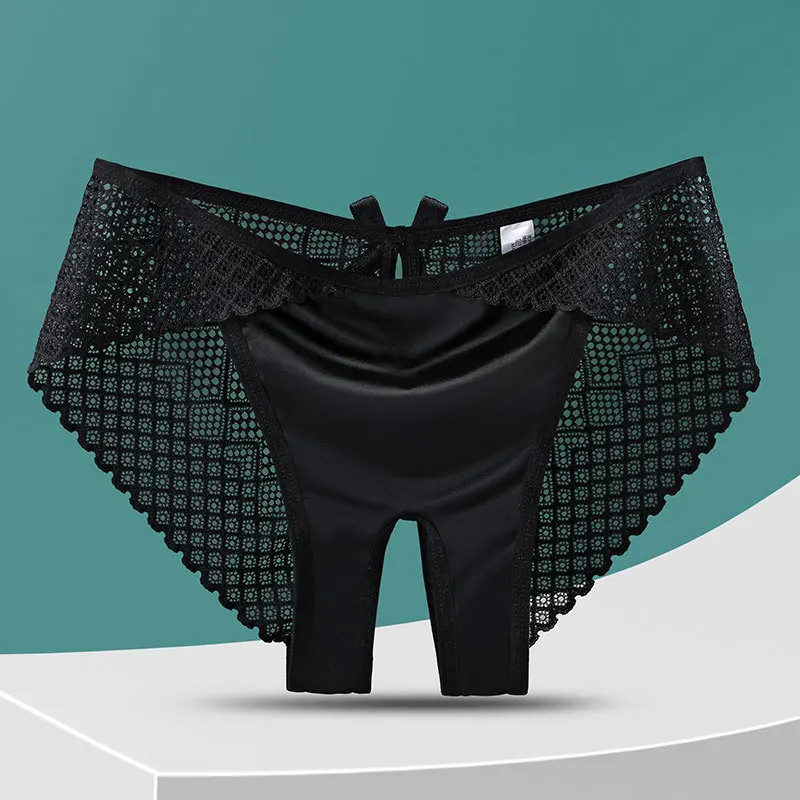 Low Rise Hollow Out Panties Women’s Bow Detail Soft Stretch Comfort Briefs