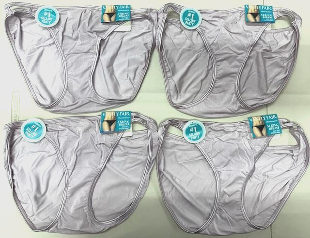 4 prs VANITY FAIR String Bikini ILLUMINATION 18108 Panty LILAC Size- 5~6~7~8