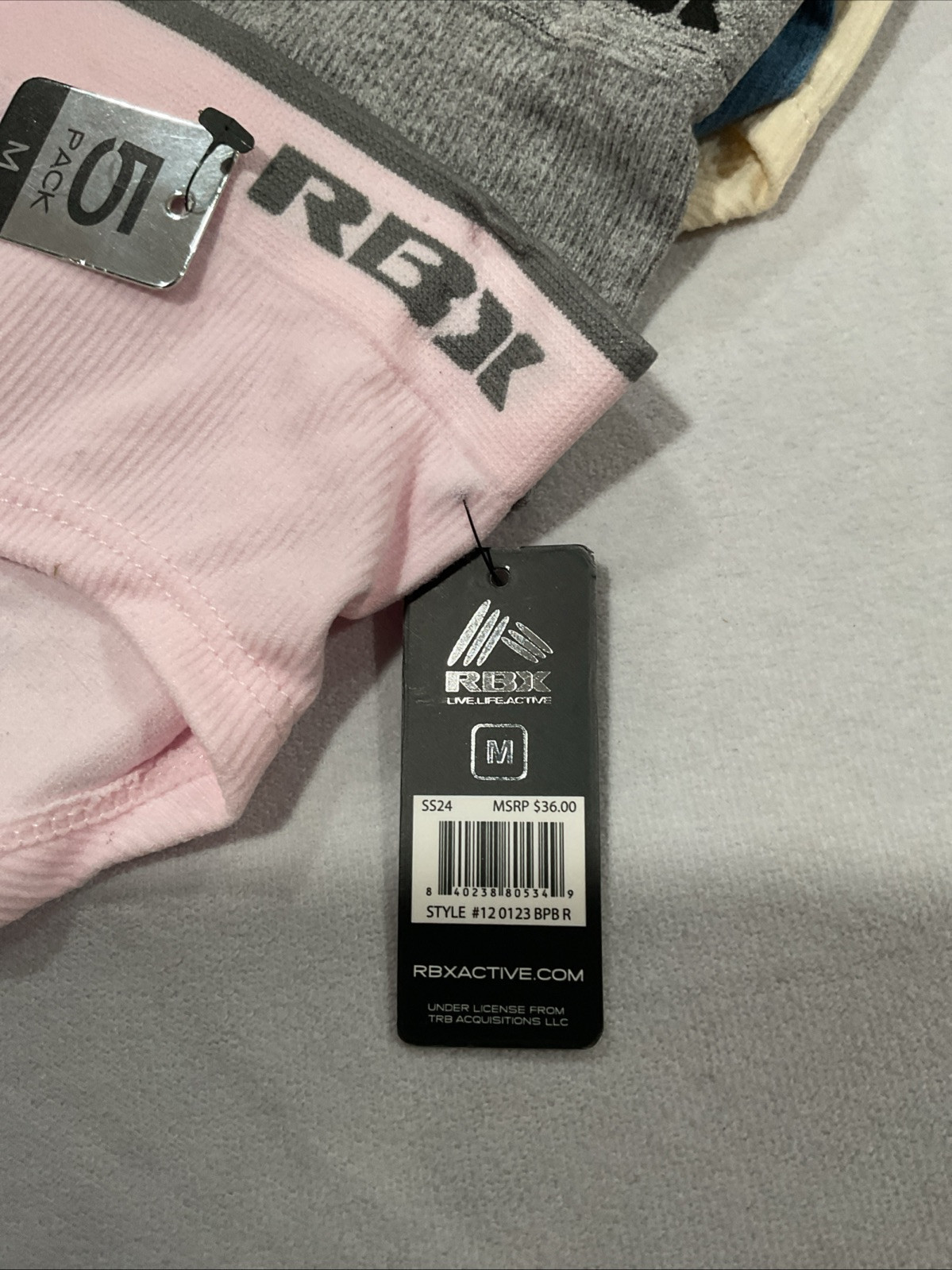 RBX Women’s Multicolor 5 Pack Underwear Size M