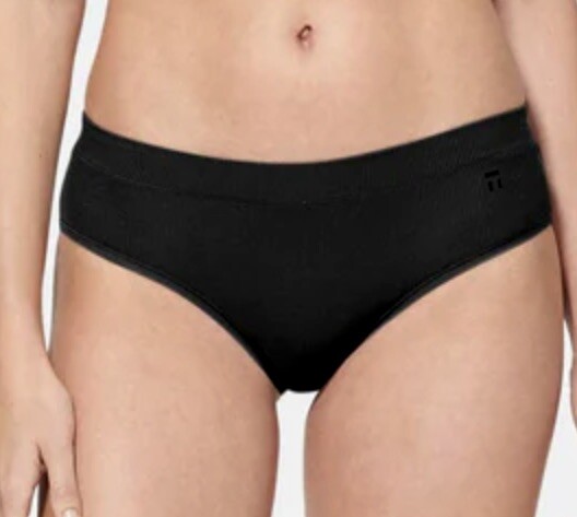 TOMMY JOHN Second Skin Micro Rib Black Cheeky Bikini Panty Womens Sz XS 4 2XL 9
