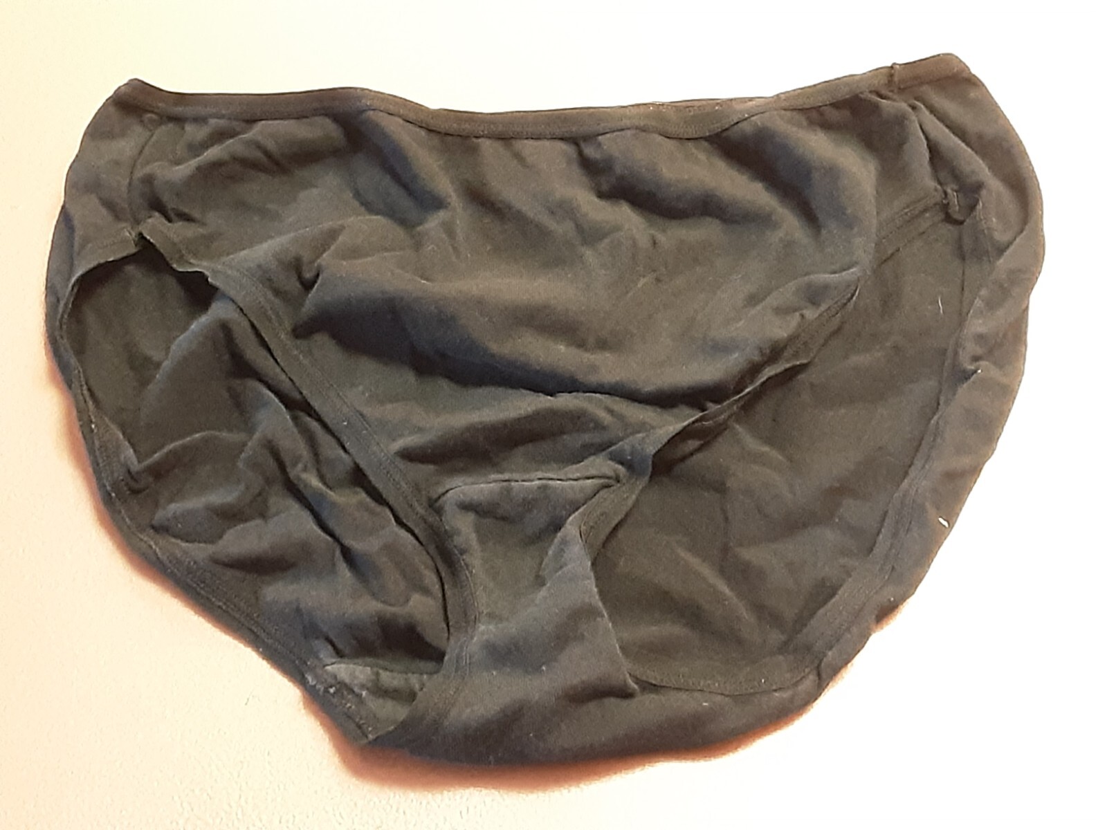 Womens black Felina C1818 Hi Cut Women’s Bikini Panties Sz Medium