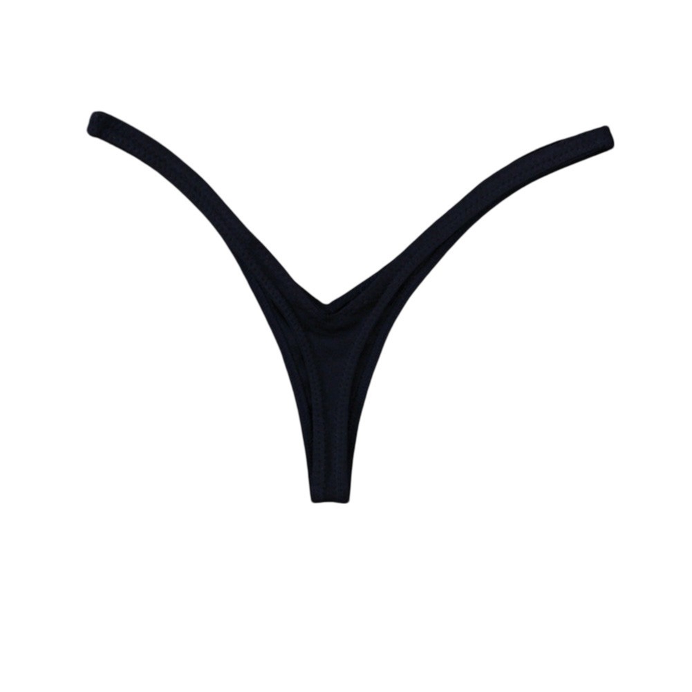 Women Thong Panties Thin Straps Panties Casual Style Cotton Fabric Quick-drying