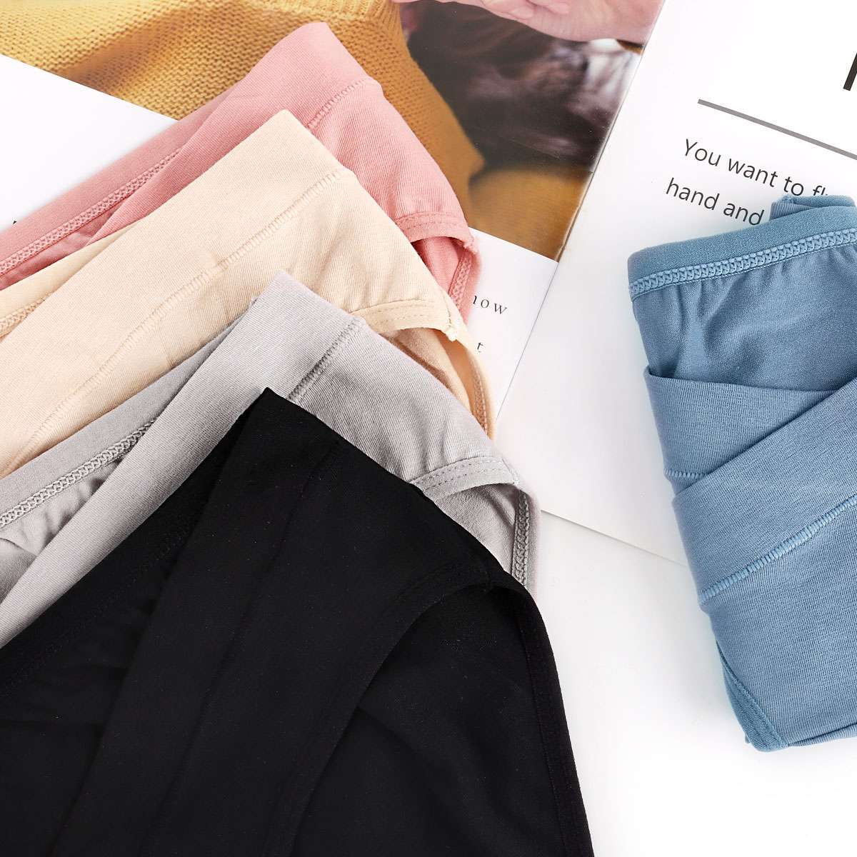 1-3Pcs Maternity Knicker Brief Low Waist Cotton Pregnant Women Underwear Panties
