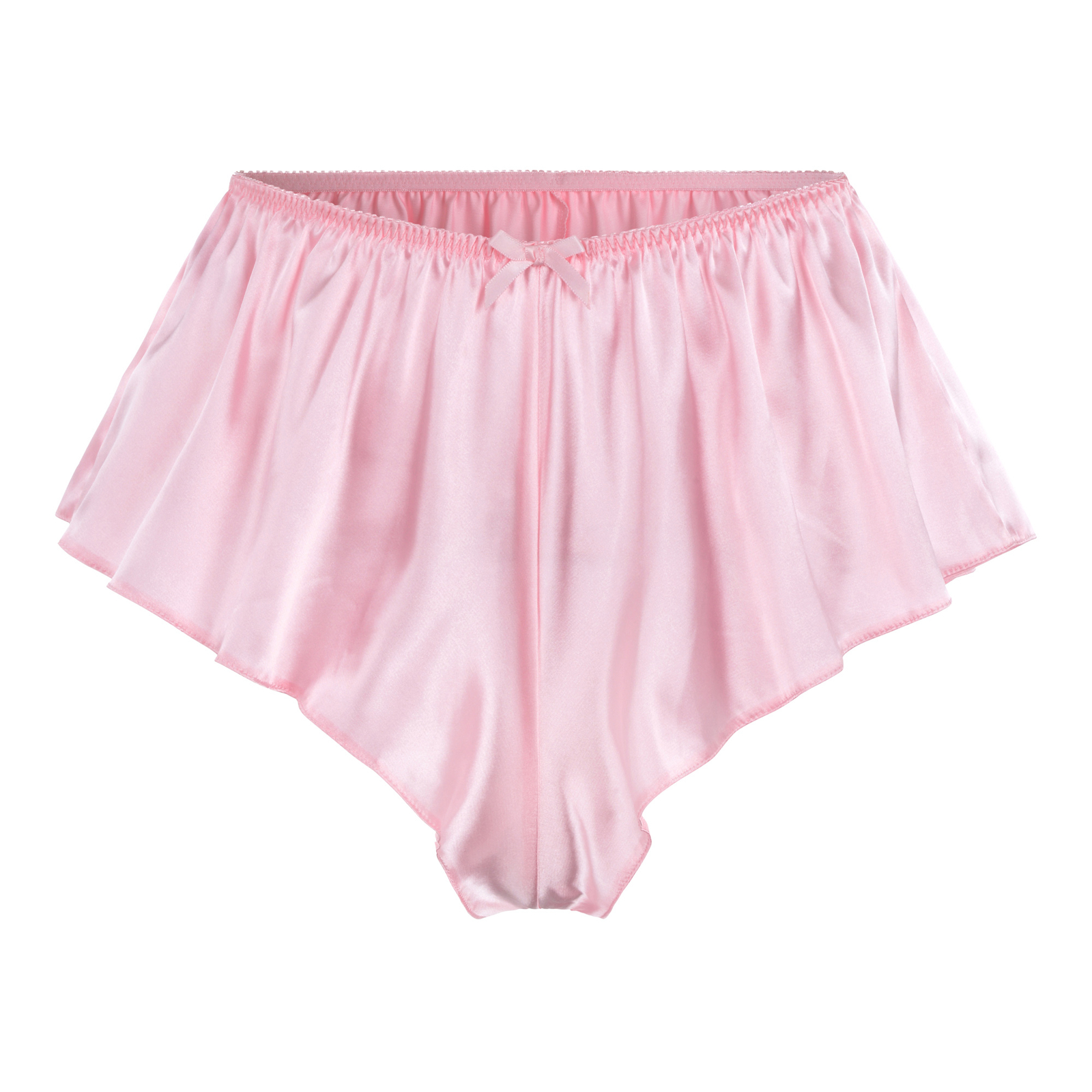 Satini Women’s Satin Fluted French Skirt Shorts Knickers Briefs Panties S-XXL