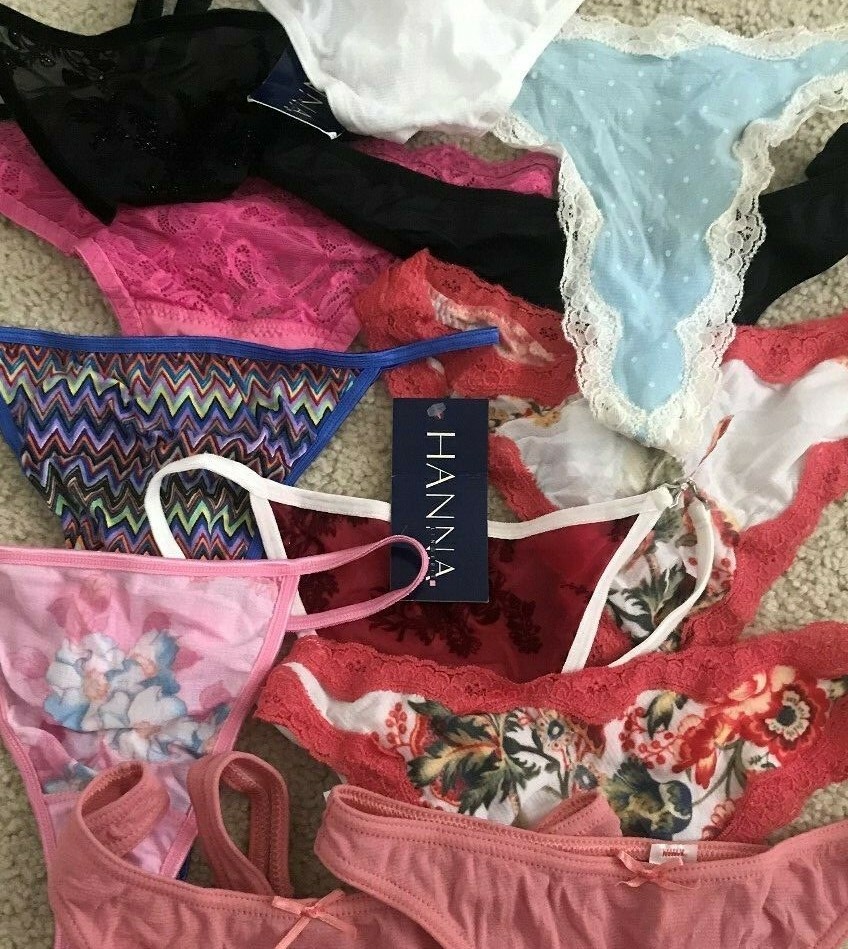 12 HANNA of Canada FASHION THONGS mixed fabrics & colors $49 delivered 71% OFF