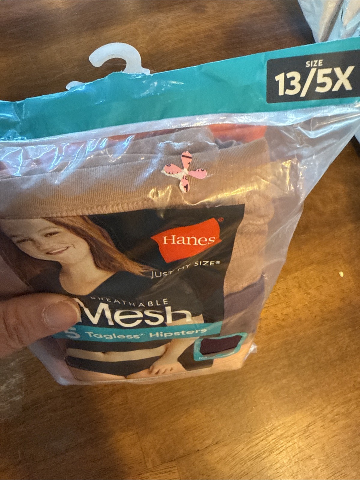 Hanes Just My Size Mesh Hipsters Tagless 13/5X NEW Plus Size 5X 13