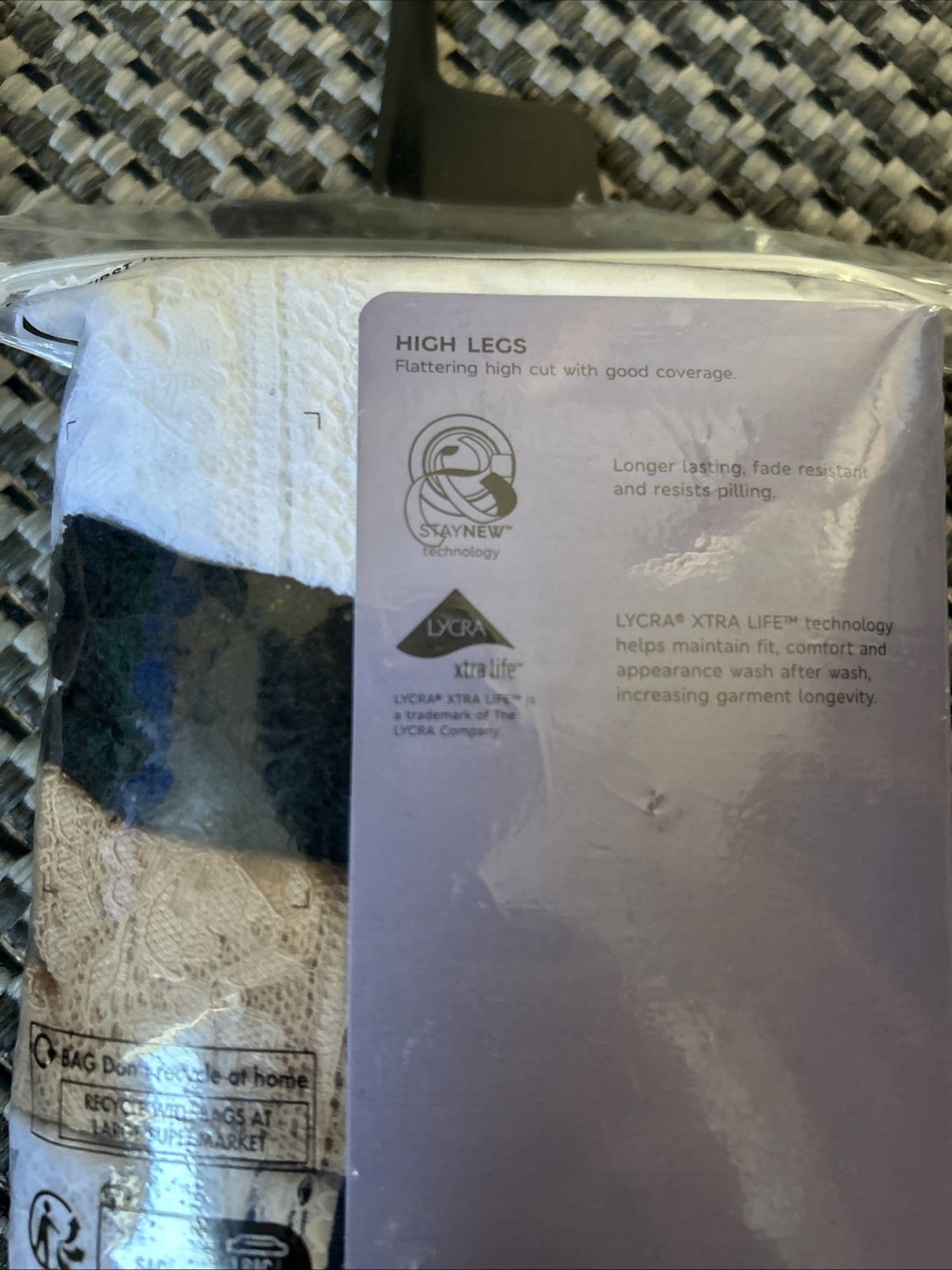 Marks & Spencer Ladies 10 Pairs High Leg Briefs Knickers Cotton Lycra Size 28