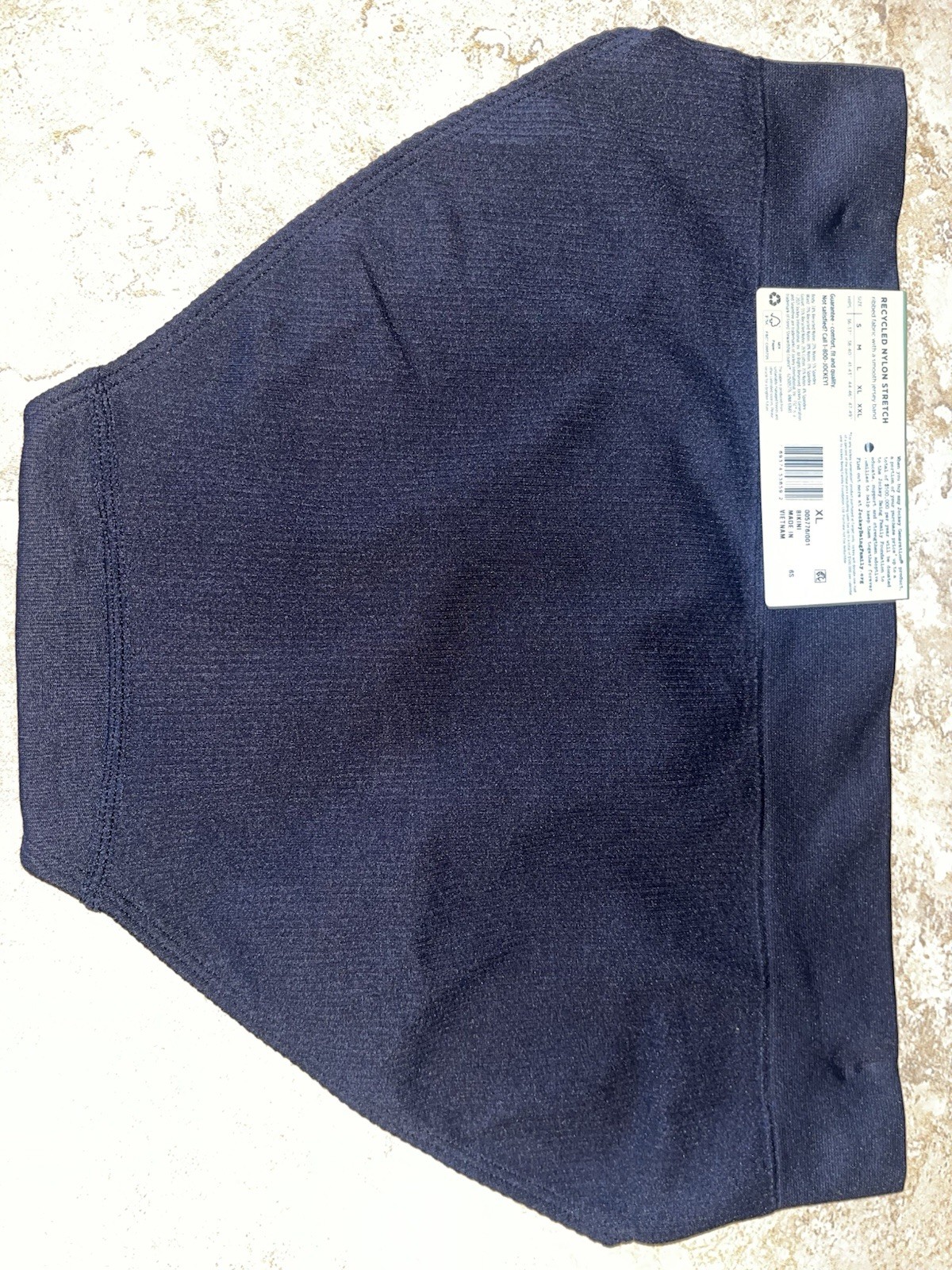 NWT Jockey Black Generation Seamfree Ribbed Bikini Panty XL