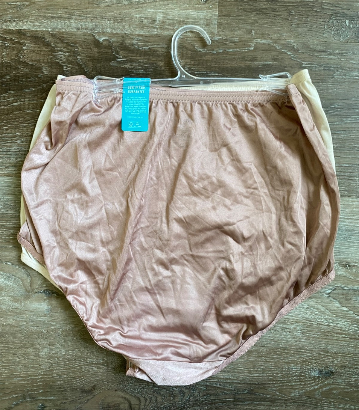VANITY FAIR~NWT Lot of 2 Pair High Waisted Full Coverage Briefs Panties~6/M~NEW