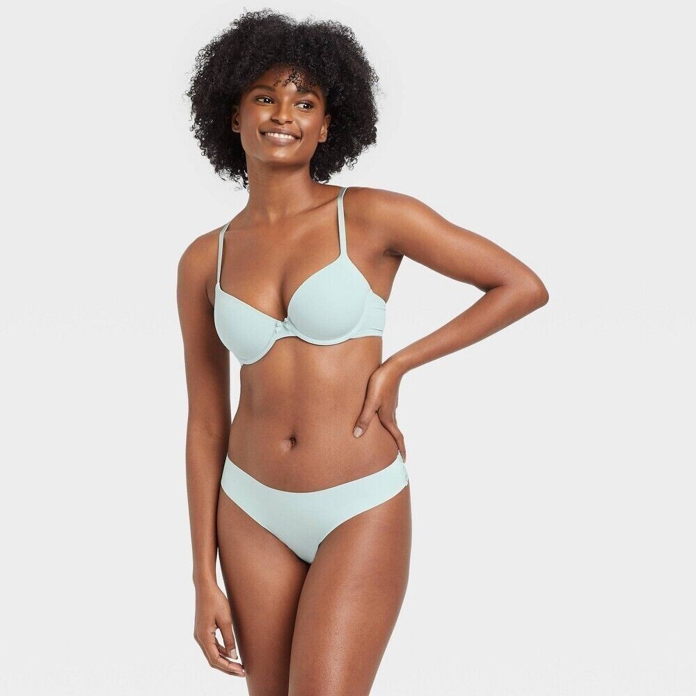 Auden Women’s Variety Thong 2 Pack Size Medium 8-10