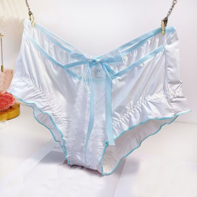 Princess Sweet Womens Oversize Panties Briefs Bow Cute Underpants Underwear