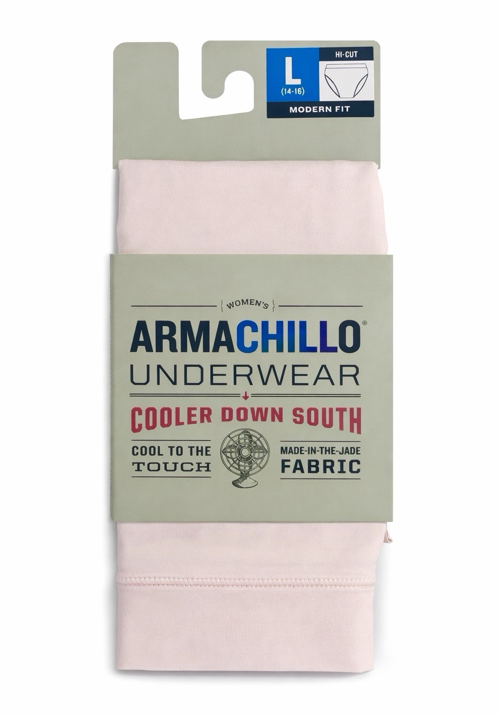 Duluth Women’s Armachillo Cooling Underwear Hi-Cut Brief/ Pink LARGE (14-16)