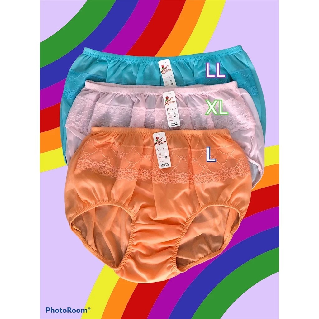 Unisex Nylon Panties Men Women Underwear Plus Size Comfort High Waist Knickers