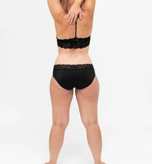 Dear Kate Women’s Panties Underwear ADA Hipster Full Lining XL Black Period