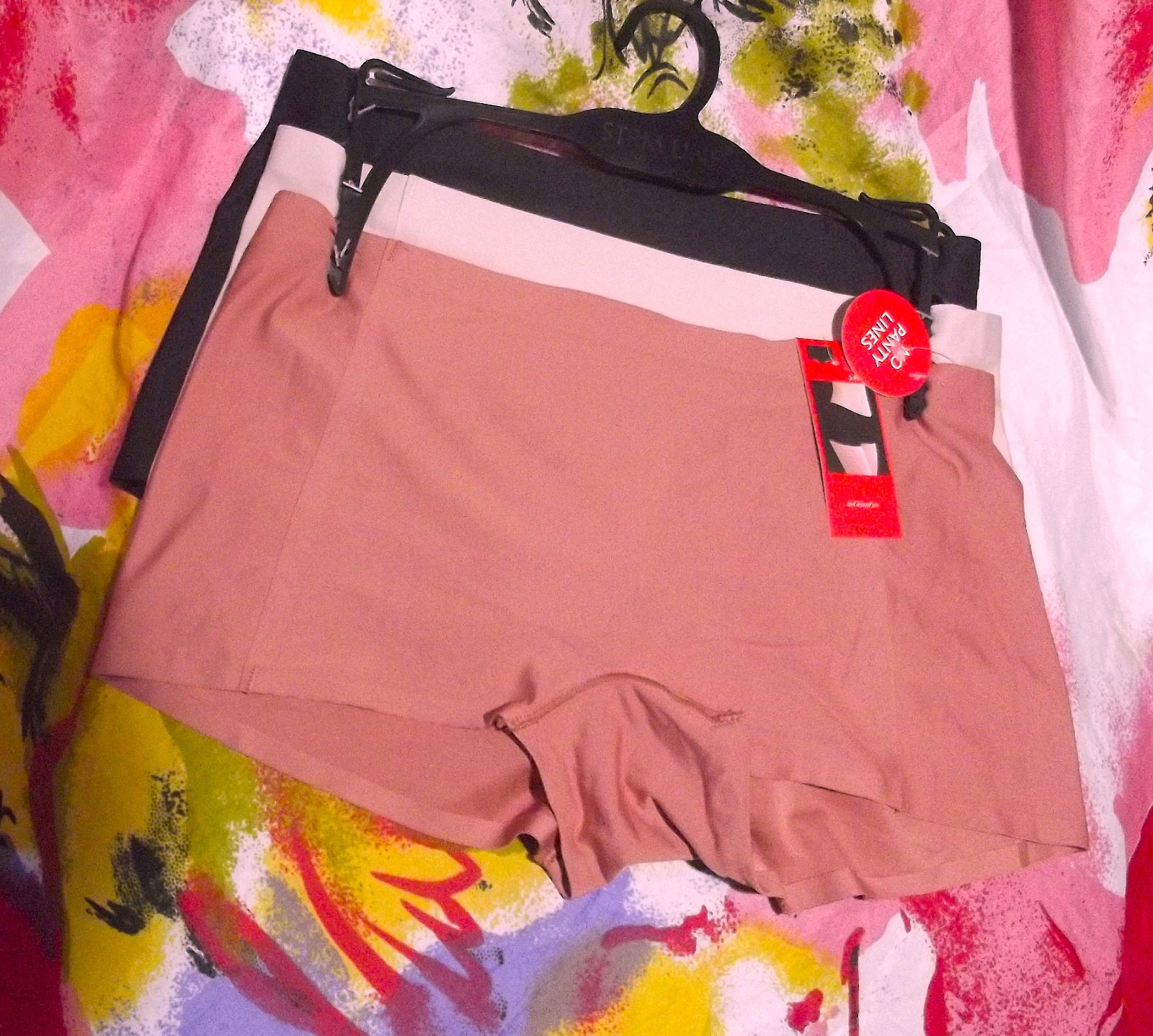 3 NEW STRM LINE INTIMATES 5008 RS/BG/BK MF NO PANTY LINES BOYSHORT PANTIES M