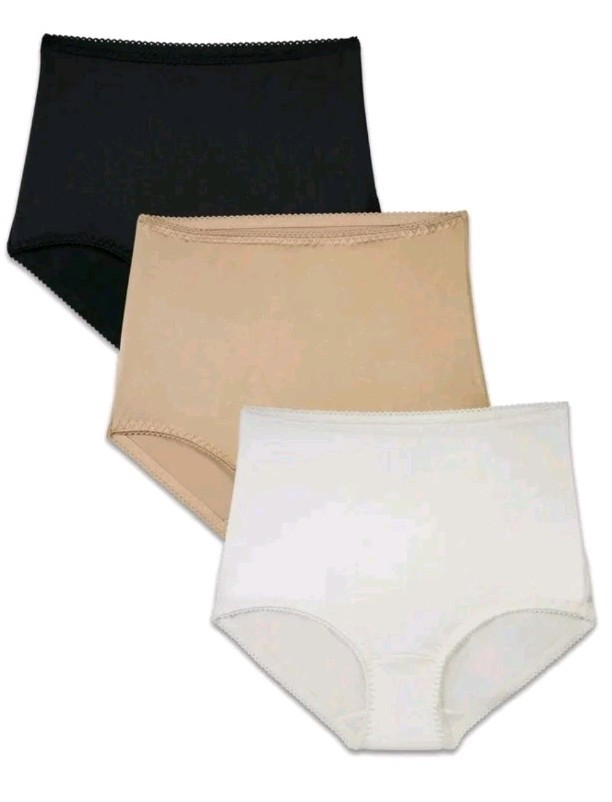 9 PACK Vanity Fair 4XL 11 Radiant BRIEFS Light Control Shaper Panties #321-1511