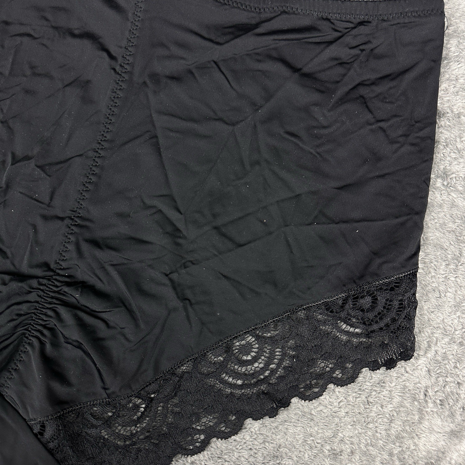 B2Body Barbra Womens Size 3XL Black Nylon Scrunch Butt High Rise Panty New Lace