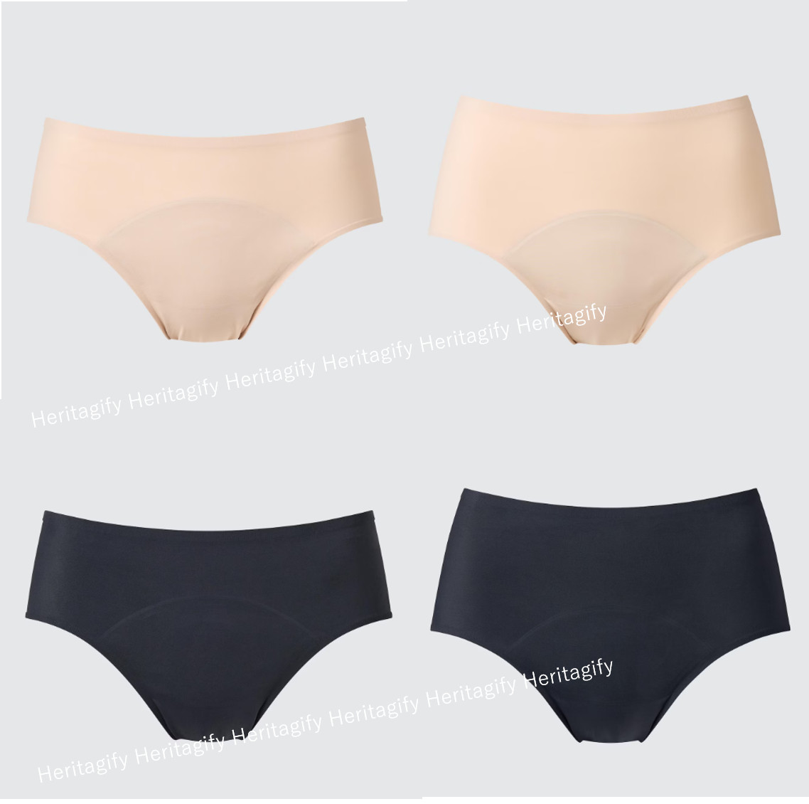 UNIQLO AIRism Reusable Period Underwear Leak Proof Absorbent Eco Friendly Shorts