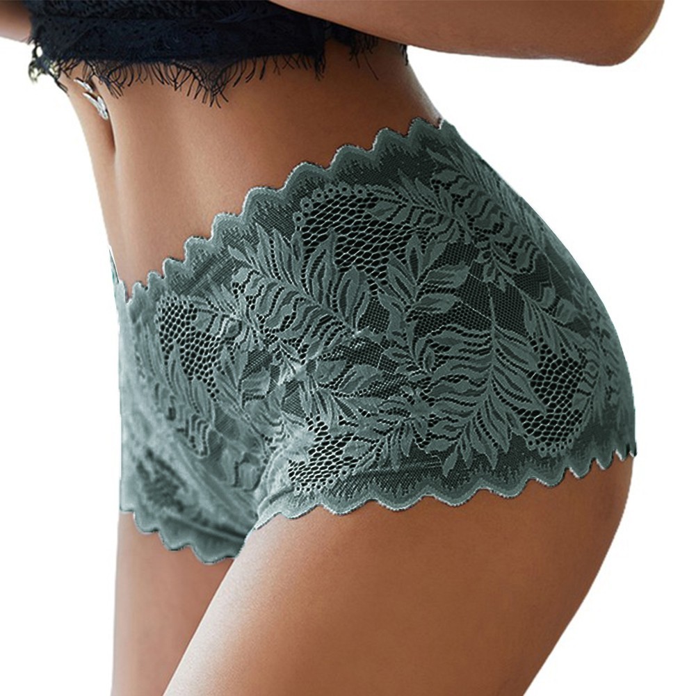 Women Panties Boxer Briefs Underwear Breathable Comfortable Knickers Lace