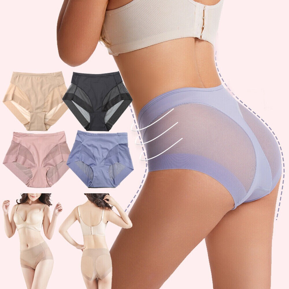FINETOO SHAPING BLUE XL HIGH WAIST BRIEFS – UK 16 HIGH WAIST LIGHT CONTROL SHAPE
