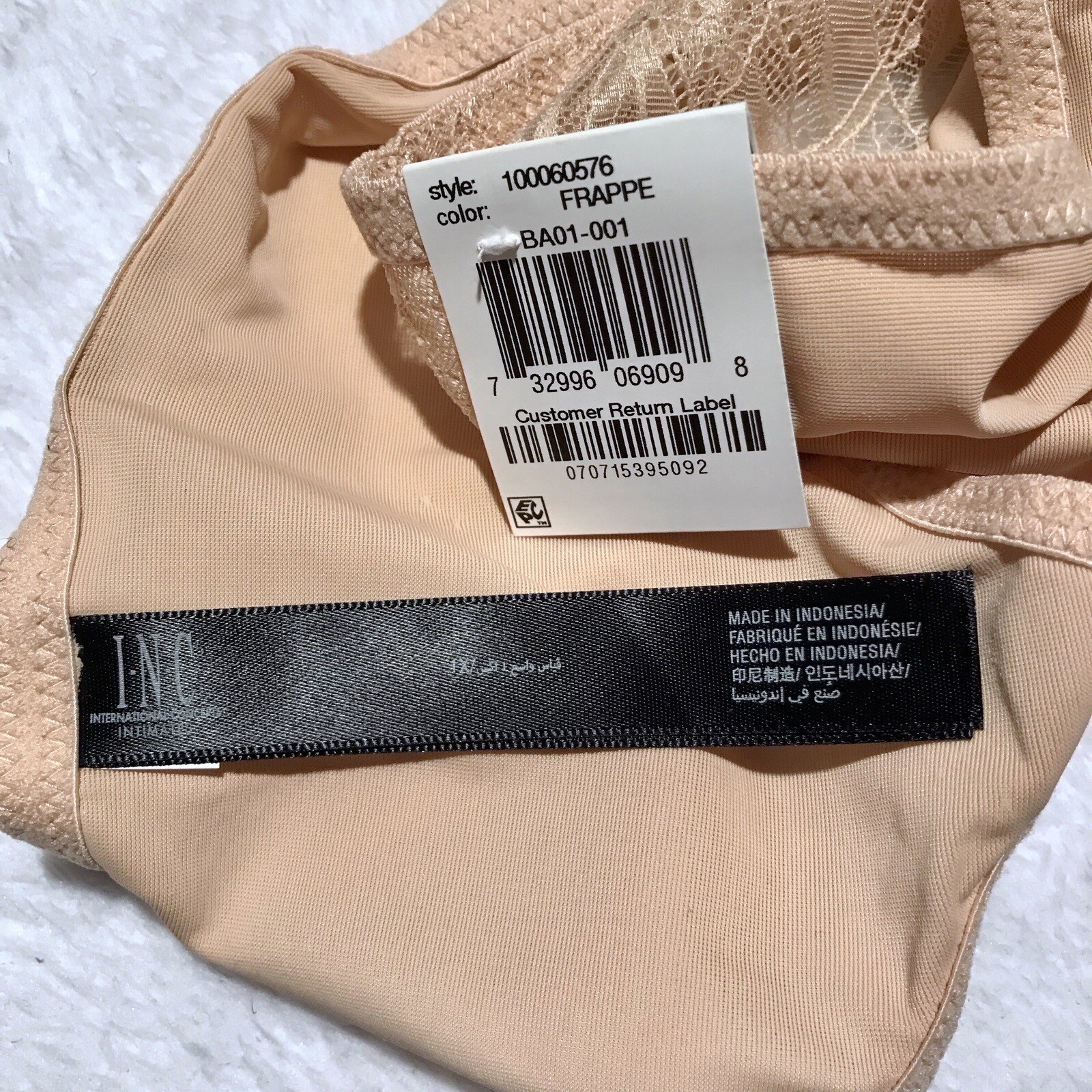 Inc International Concepts NWT Beige Thong Women 3X *Pls See Description*