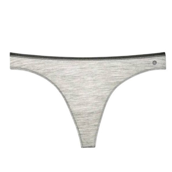 allbirds Trino Thong Underwear Panty Wool Blend Boulder Gray 3X NWT