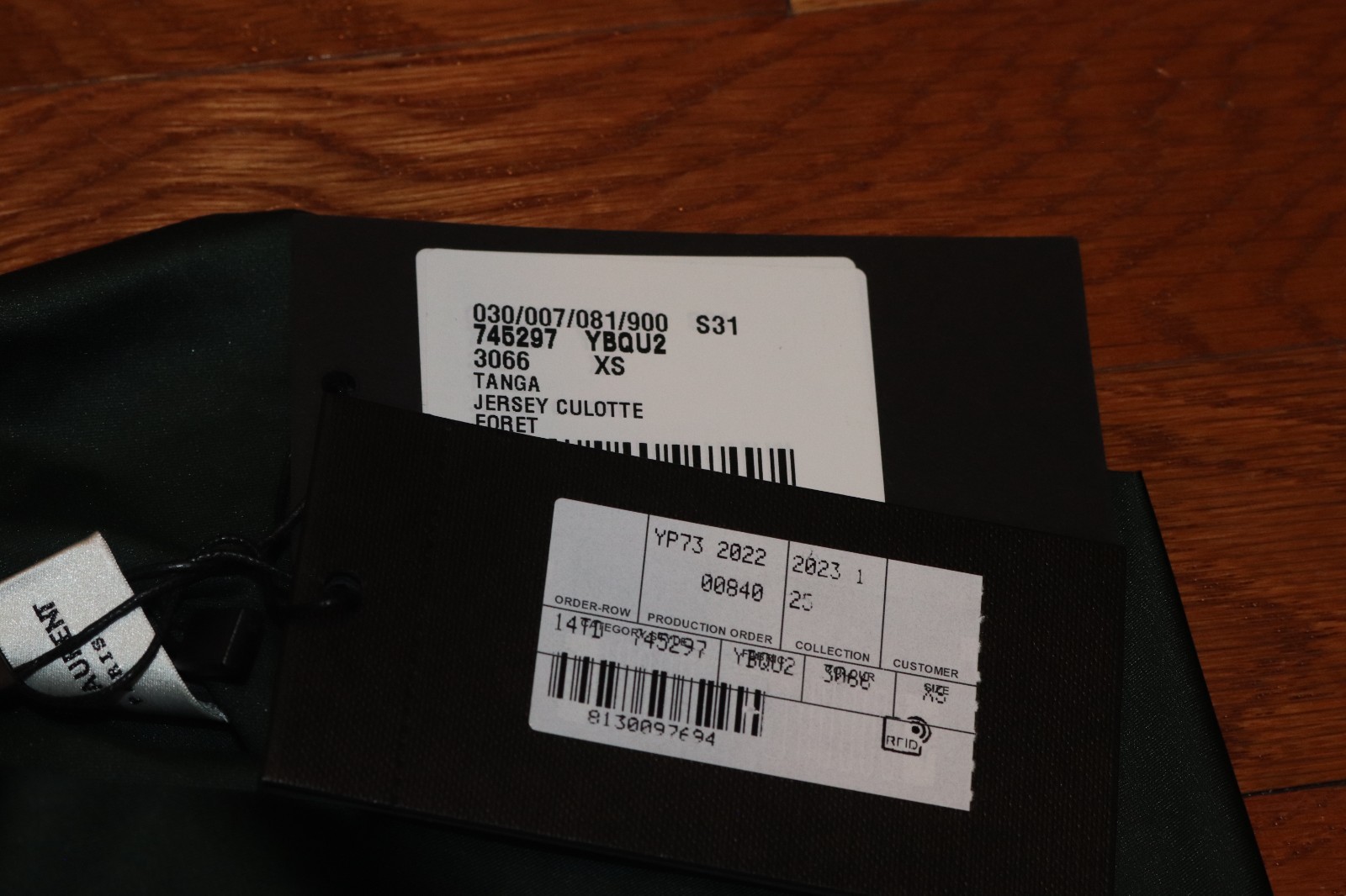 BNWT Saint Laurent Jersey Culotte Tanga Panty MSRP $490!!!