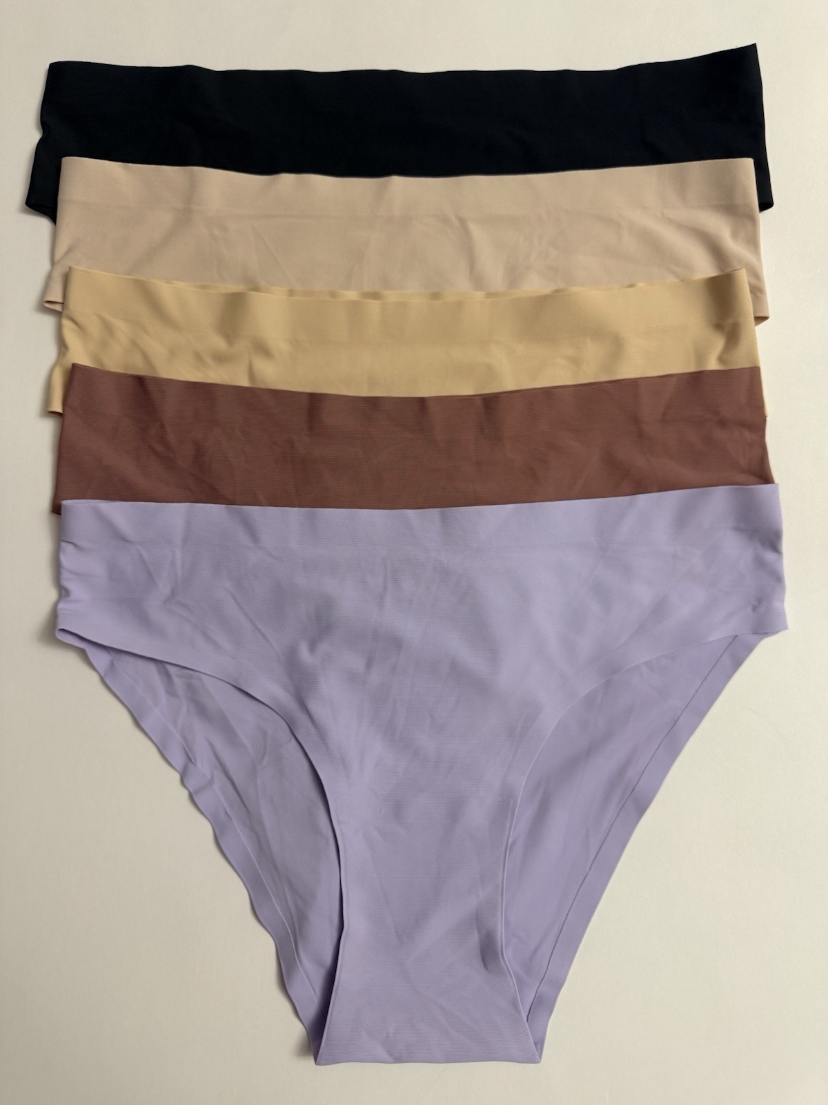 New 5 Pack Women’s Brief Panties Polyamide Elastane Size S Multicolor