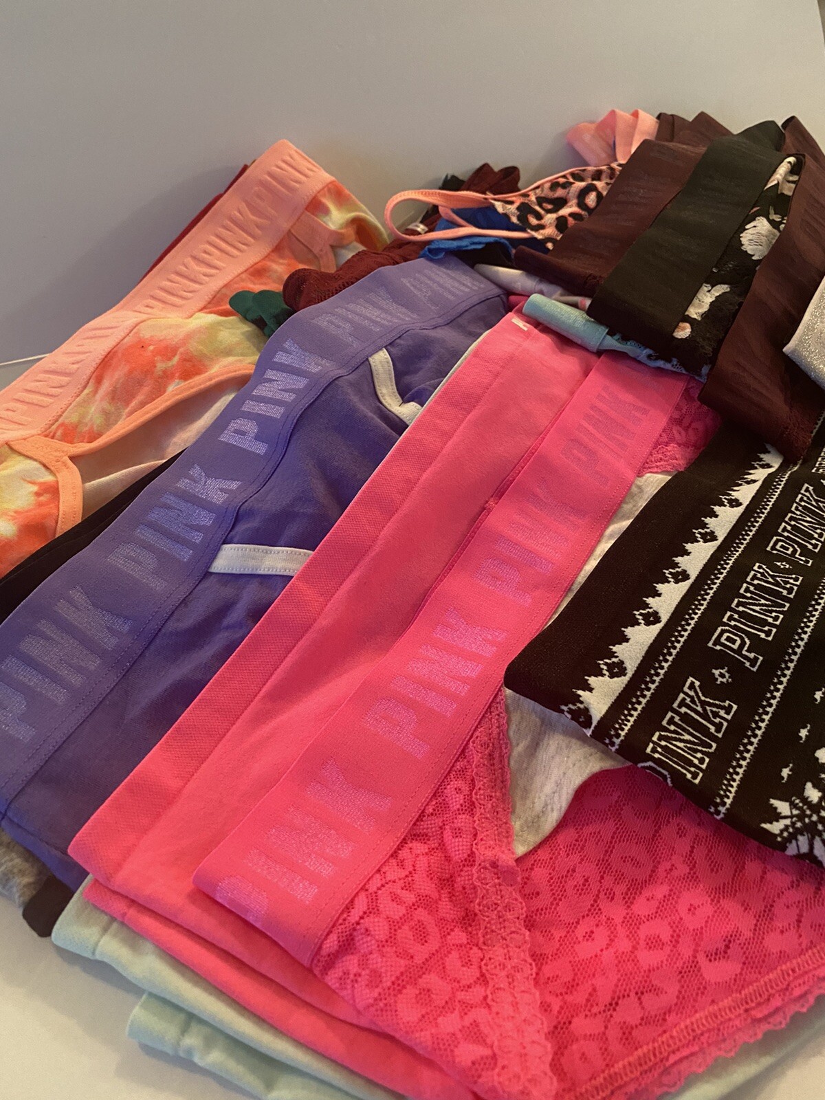 10x VS PINK Panties XLARGE Asst Colors & Styles Resale Starter Lot Gifts NWT